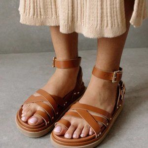ALOHAS Brown Sandals